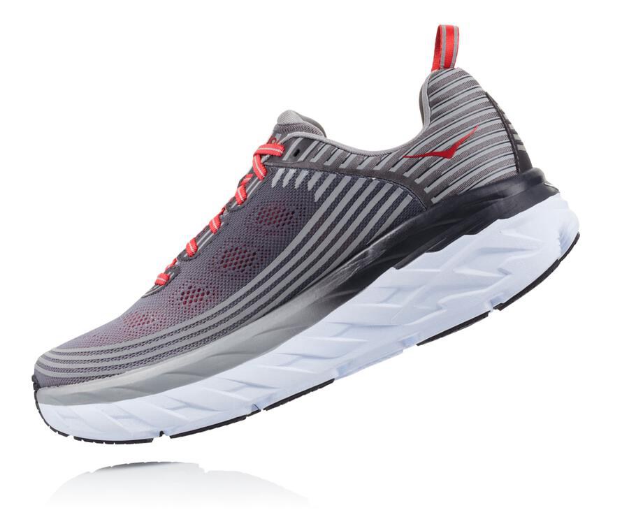 Zapatillas Running Hoka One One Hombre - Bondi 6 - Gris - NDA724815